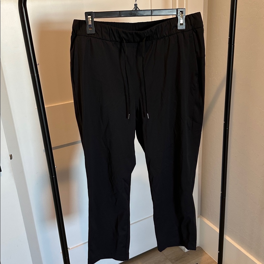 CRZ Yoga Golf Capri Black Drawstring Pants